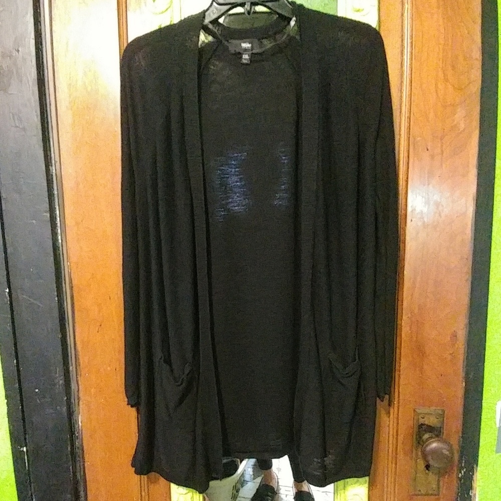 Mossimo XXL long pocketed knit cardigan